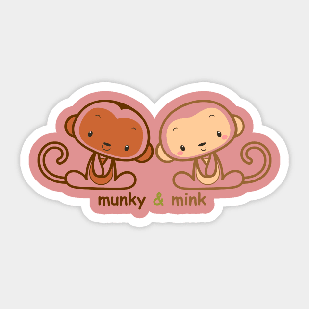 munky & mink Sticker by jembulbrodot